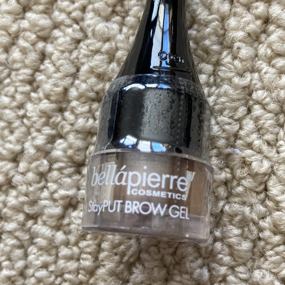 NEW bellapierre Cosmetics StayPUT Brow Gel Cardamom Brown Blonde 0.08 oz SEALED - Picture 2 of 5